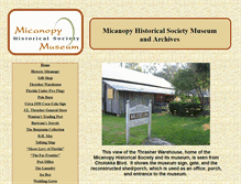 Tablet Screenshot of micanopyhistoricalsociety.com
